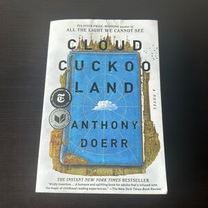 NEW CLOUD CUCKOO LAND Book by Pulitzer Prize winning author Anthony Doerr